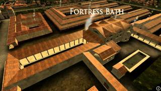 Animation of ancient Roman Fort in Caerleon Wales [upl. by Marcella105]