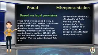 What is Difference Between Fraud amp Misrepresentation [upl. by Avraham]