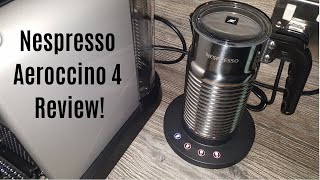 Nespresso Aeroccino 4 Milk Frother Review  Worth upgrading from the Aeroccino 3 [upl. by Yuht341]