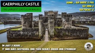 Caerphilly Castle  The Largest in Wales 2nd in Britain [upl. by Rafter]