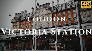 London Victoria Station Walk Through England 4K [upl. by Autry]