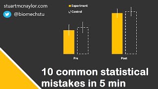 Ten Statistical Mistakes in 5 Min [upl. by Yanffit978]