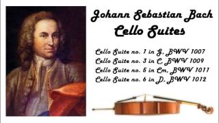 Johann Sebastian Bach  Cello suites in 432 Hz great for reading or studying [upl. by Ybrik]