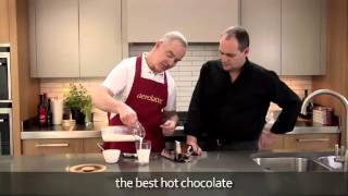 How to make a hot chocolate using an aerolatte milk frother [upl. by Diarmid]