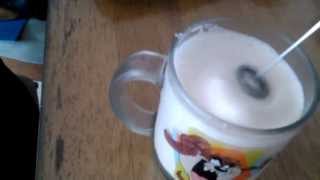 Aerolatte Review Frothing Cold Milk In Under 1 Minute [upl. by Imiaj]